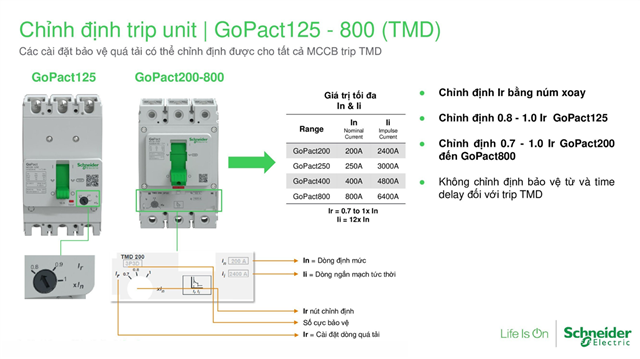 GoPact MCCB 125 Schneider