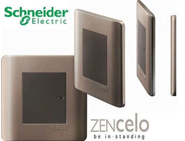 Công tắc ổ cắm Zencelo Schneider ( Vuông chuẩn Anh )