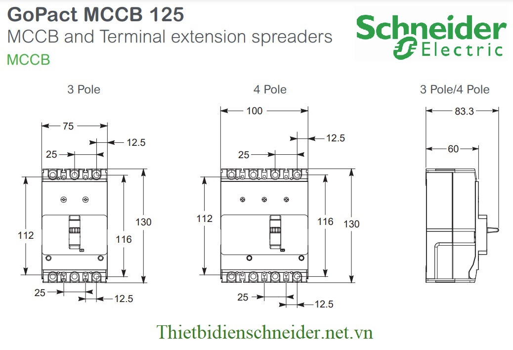 Aptomat MCCB Gocpact Schneider