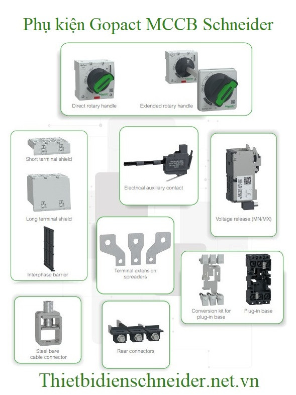 Cầu dao tự động Schneider Gopact MCCB