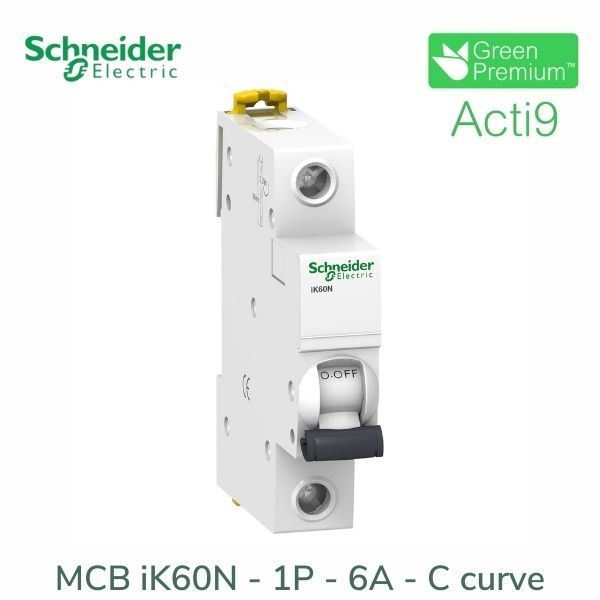 A9K27106 Schneider - Aptomat Acti9 iK60N MCB 1P 6A 6kA