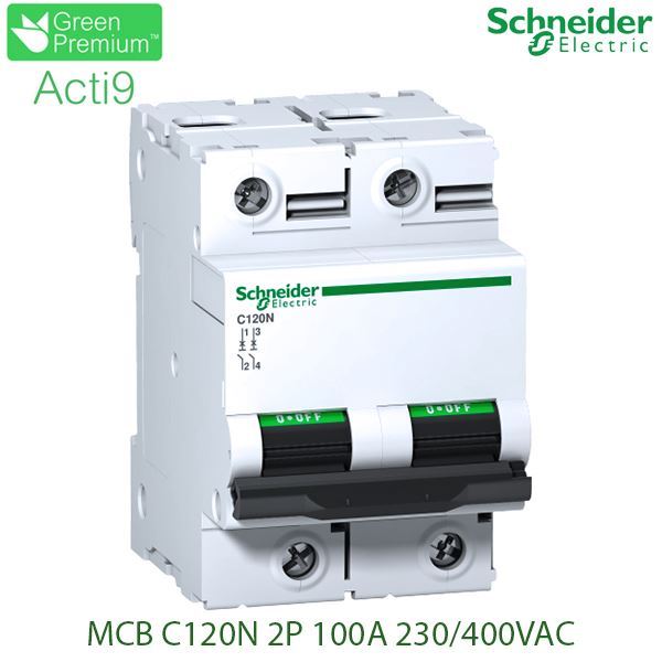 A9N18362 Schneider - Aptomat Acti9 C120N 2P 100A 10kA