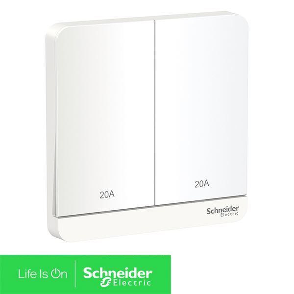 Công tắc đôi 2 cực 20A màu trắng E8332D20N_WE_G19 Schneider