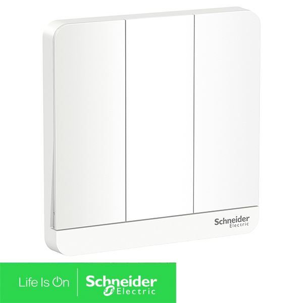 E8333L2LED_WE_G19 Schneider - Công tắc ba 2 chiều, có đèn LED, màu trắng