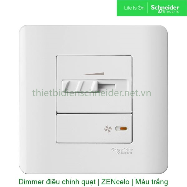 Công tắc điều chỉnh tốc độ quạt E8431SPF_WE Zencelo Schneider