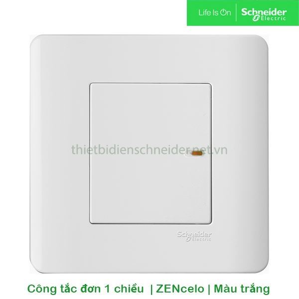 Bộ công tắc đơn 1 chiều 16A E8431_1_G19 Zencelo Schneider