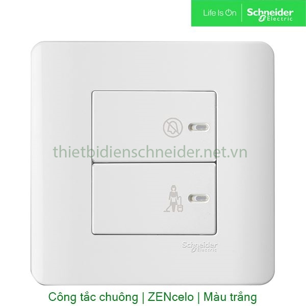 Bộ công tắc không làm phiền, xin dọn phòng E8432DMS_G19 Zencelo Schneider
