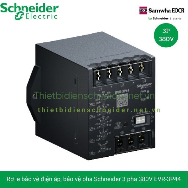 EVR-3P44 Schneider - Rơ le bảo vệ pha, bảo vệ điện áp