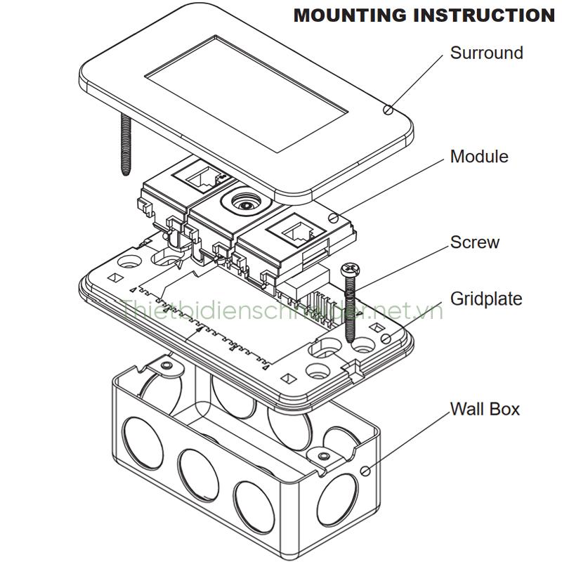 Hướng dẫn lắp đặt công tắc ổ cắm S-Flexi Schneider