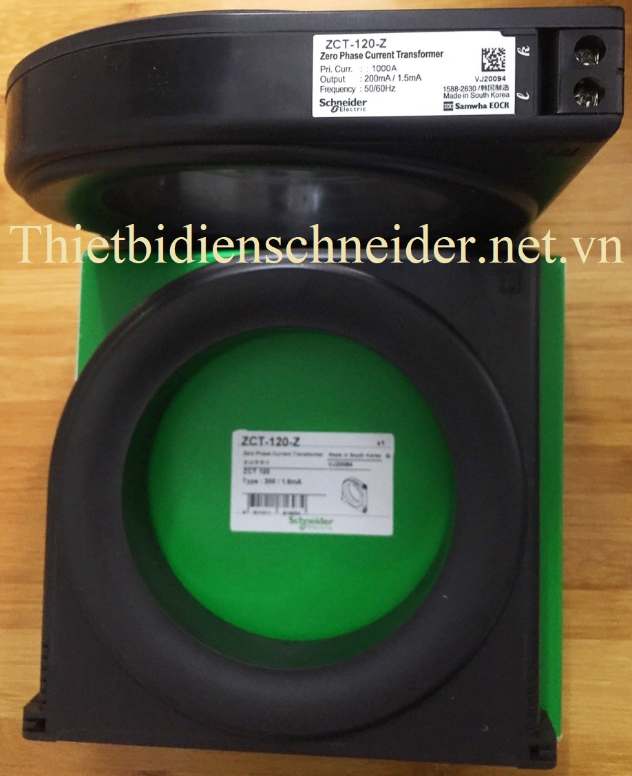 Biến dòng bảo vệ chạm đất ZCT-120 Scnheider