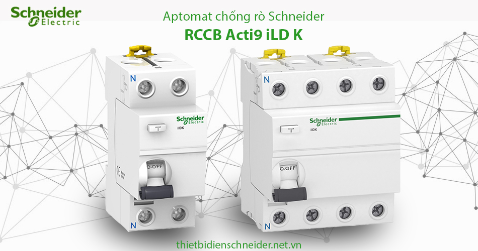 Aptomat chống giật rccb Schneider Acti9 iLD K