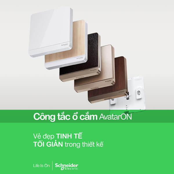 Công tắc ổ cắm AvatarOn Schneider