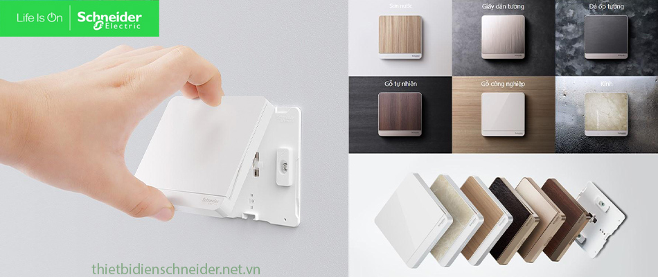 Công tắc ổ cắm AvatarOn Schneider